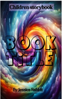 Multicolored children book cover Kindle/Book Covers template