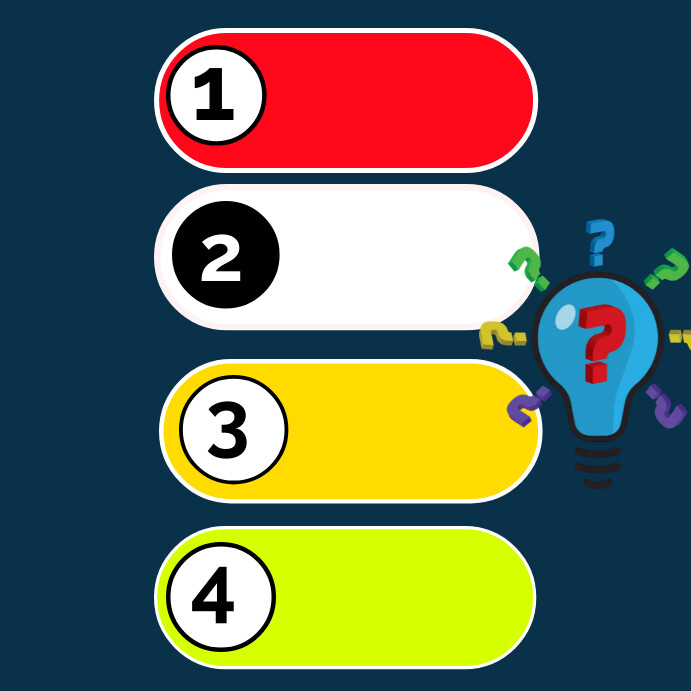 Multiple question Instagram post Template | PosterMyWall