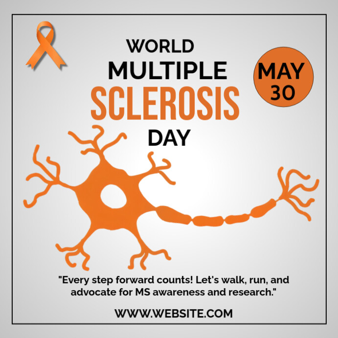 Multiple sclerosis day Instagram Post template
