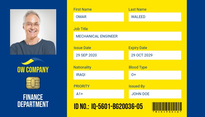 Modele Carte D Identite Professionnelle Polyvalente Postermywall Modele Carte D Identite Professionnelle Polyvalente Postermywall