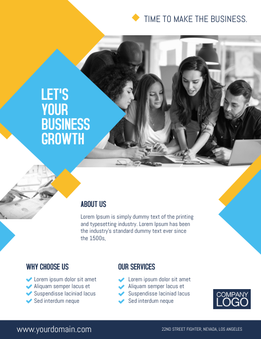 Multipurpose Business Minimalist Flyer Template Postermywall