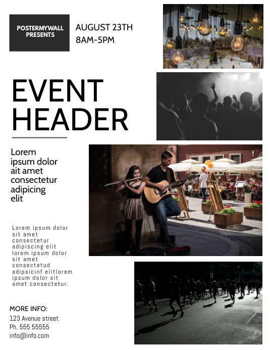 Multipurpose Event Header Flyer Template | PosterMyWall