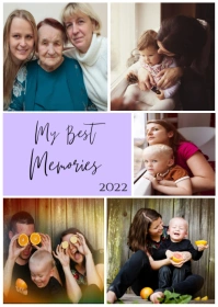 Multipurpose Photo Collage A6 template