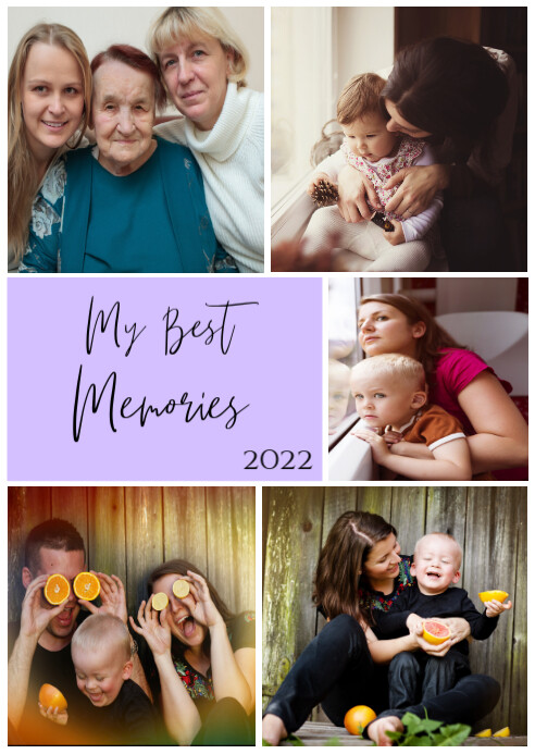 Multipurpose Photo Collage Template | PosterMyWall