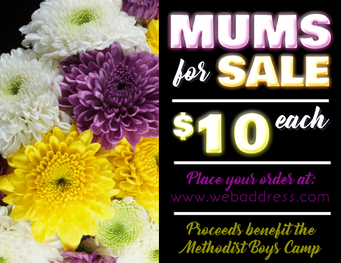 Copy of Mums for Sale PosterMyWall