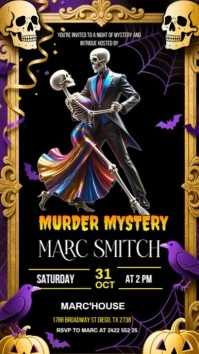 Murder mystery  Party template