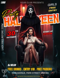 Murder Party  Flyer (us Letter) template