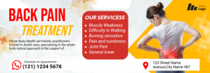 White Back Pain Treatment Tumblr Banner Template