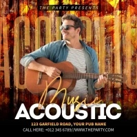 Music Acoustic Night Wpis na Instagrama template
