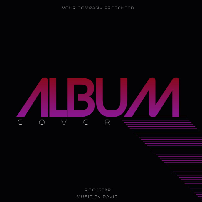 Music Project File Cover Design MUSIC ALBUM COVER Template | PosterMyWall