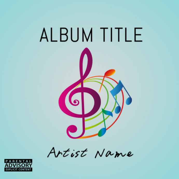 Blue Album Cover Album Covers Template | PosterMyWall
