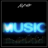 Music album cover Albumcover template
