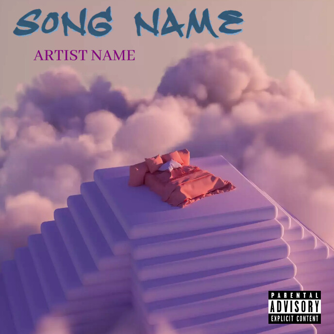 MUSIC ALBUM COVER Capa de álbum template