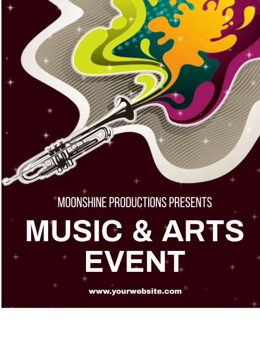 MUSIC AND ARTS EVENT ad FLYER TEMPLATE | PosterMyWall