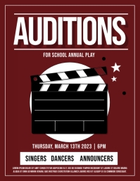 270+ audition Customizable Design Templates | PosterMyWall