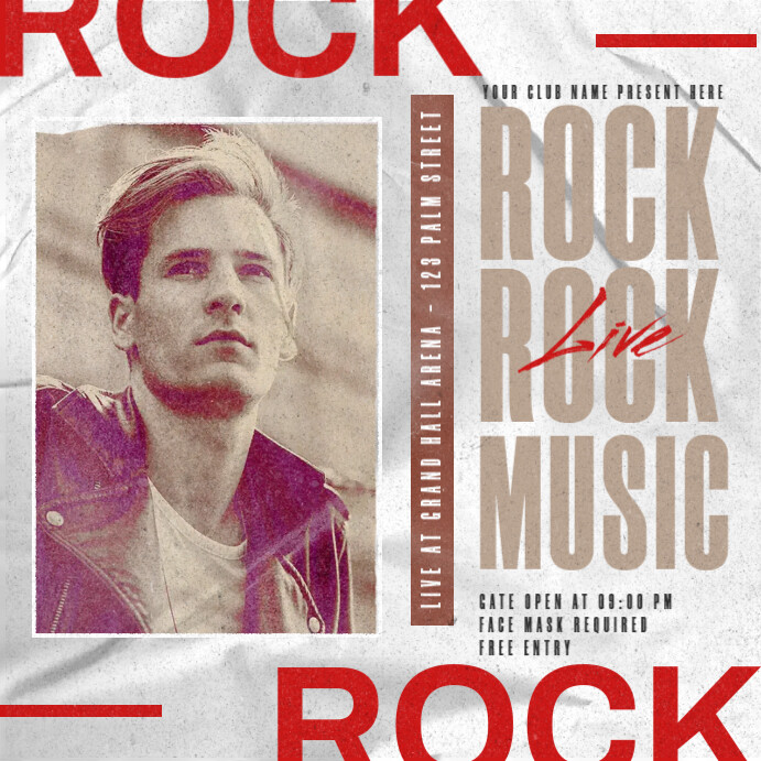 Music Band Ads Template | PosterMyWall