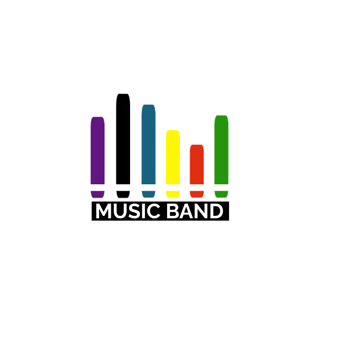 Band Shell Logo Music Music band logo Template | PosterMyWall