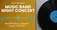 Music Band Night Concert auf Facebook geteiltes Bild template