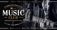 MUSIC BANNER Facebook Shared Image template