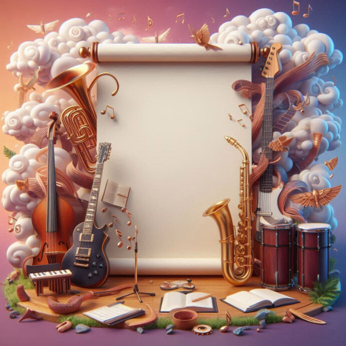 Music Banner Template for Designs Pos Instagram