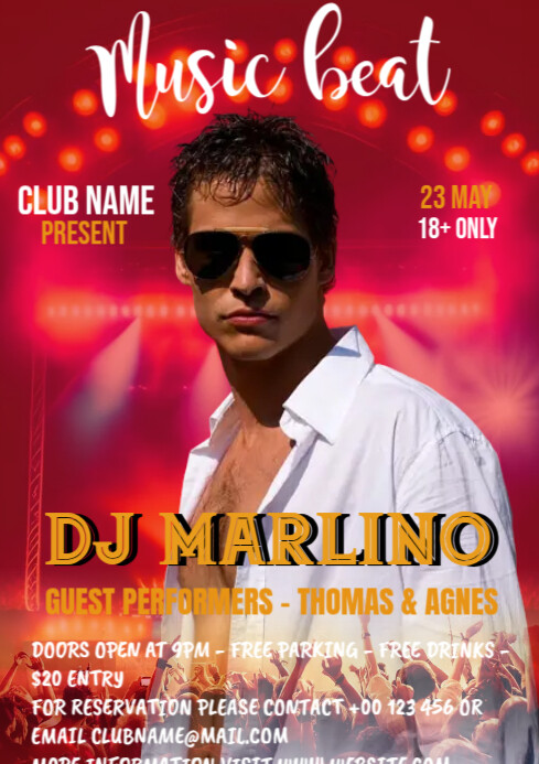 MUsic Beat Ads Template | PosterMyWall