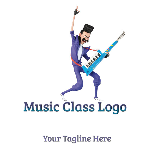 Music Class Logo Design Company Logo Template | PosterMyWall