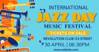 Music classes, music,jazz day ภาพที่แชร์บน Facebook template