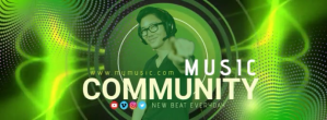 MUSIC COMMUNITY DJ Facebook Cover Video Ikhava Yesithombe se-Facebook template
