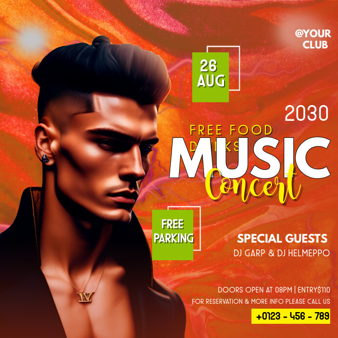 Music Concert Ads Template | PosterMyWall