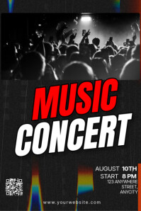 Music Concert Cartaz template