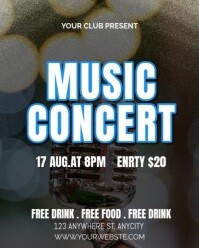 MUSIC CONCERT Instagram Portrait template