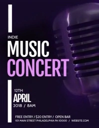 Music concert Iflaya (Incwadi ye-US) template