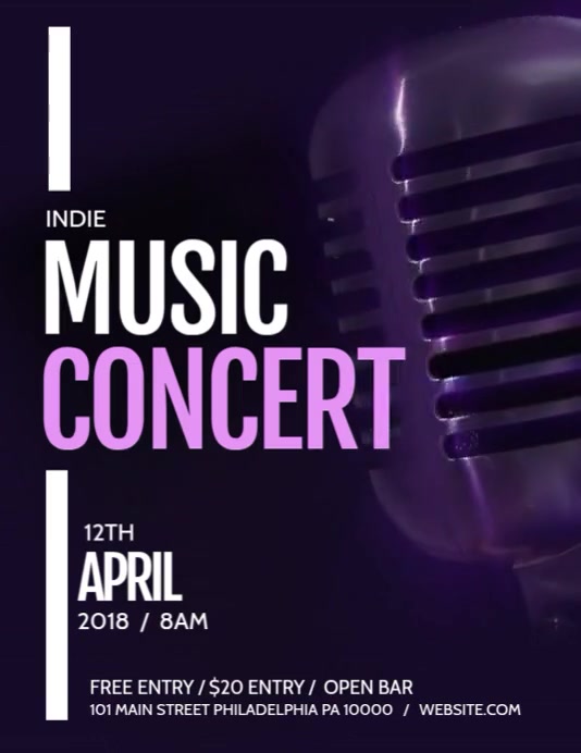 Music Concert Template PosterMyWall Music Concert Template PosterMyWall