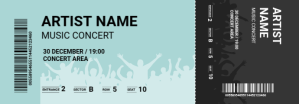 Music Concert ticket Transparent na Tumblr template