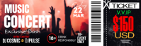 Music Concert Ticket Email Header template