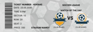 Music Concert ticket Tumblr-banner template