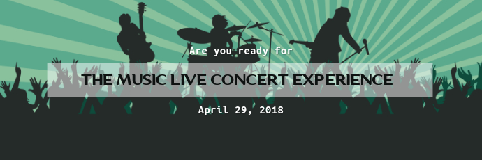 Musik Konzert Twitter Banner Vorlage Vorlage Postermywall