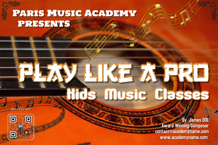 Music course poster | PosterMyWall