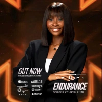 Music Cover Art Design Square (1:1) template