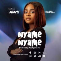 Music Cover Art Design Wpis na Instagrama template