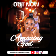 music cover design album art template Instagram Post