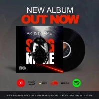 music cover Instagram Post template