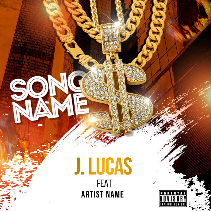 music cover template