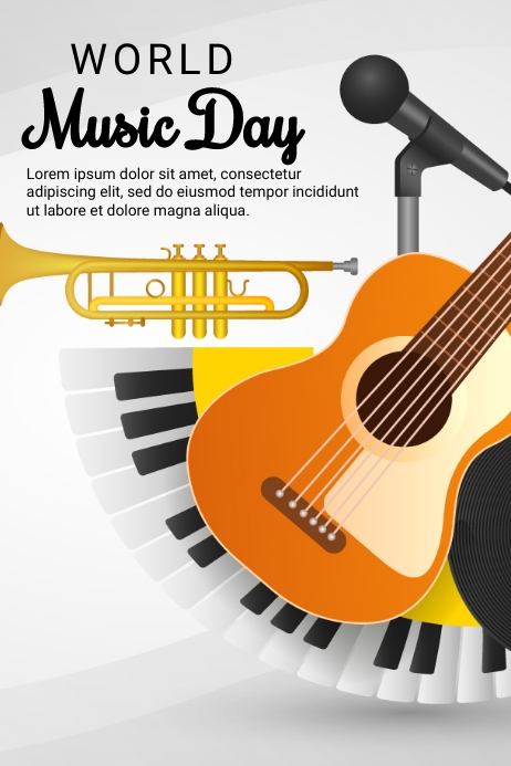 MUSIC DAY POSTER TEMPLATE