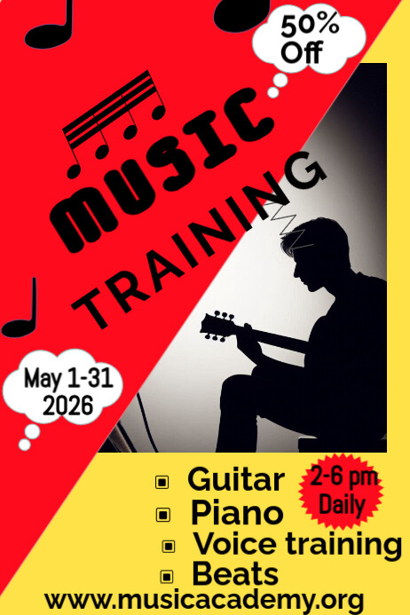 Music Poster template