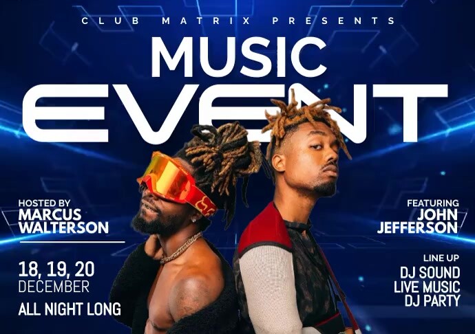 Music event Template | PosterMyWall