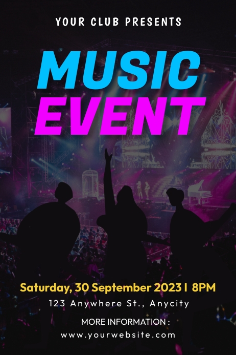 Copy of music event | PosterMyWall