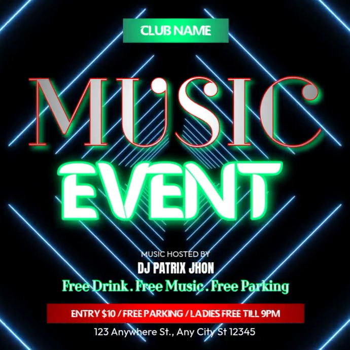 Music event Template | PosterMyWall