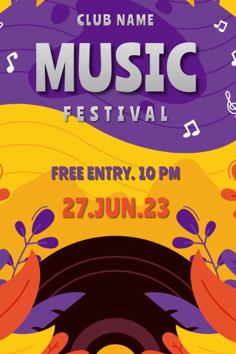 MUSIC EVENT Template | PosterMyWall