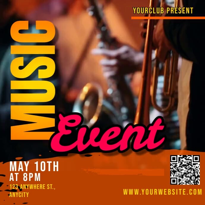 Modèle Music Event | PosterMyWall